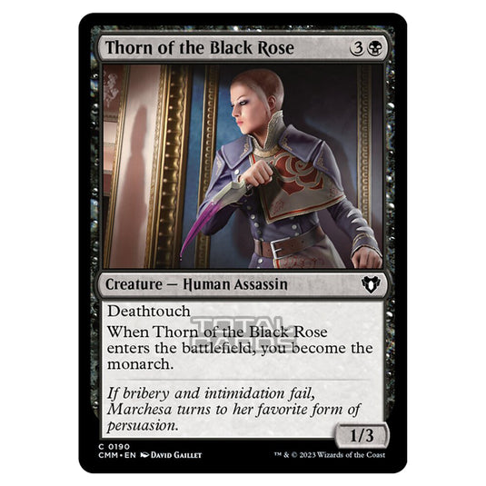 Magic The Gathering - Commander Masters - Thorn of the Black Rose - 0190