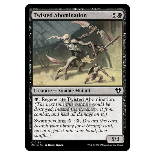 Magic The Gathering - Commander Masters - Twisted Abomination - 0194