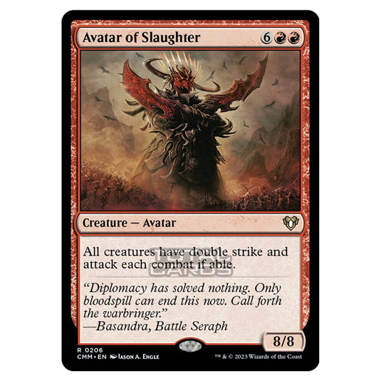 Magic The Gathering - Commander Masters - Avatar of Slaughter - 0206