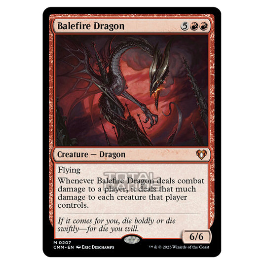 Magic The Gathering - Commander Masters - Balefire Dragon - 0207