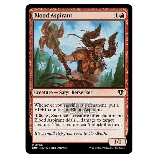 Magic The Gathering - Commander Masters - Blood Aspirant - 0208