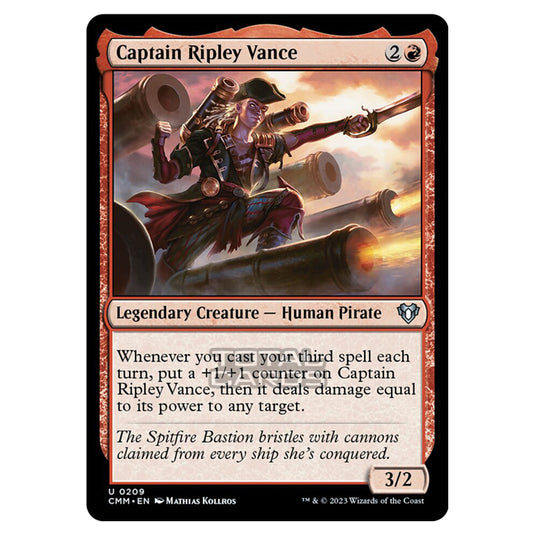 Magic The Gathering - Commander Masters - Captain Ripley Vance - 0209