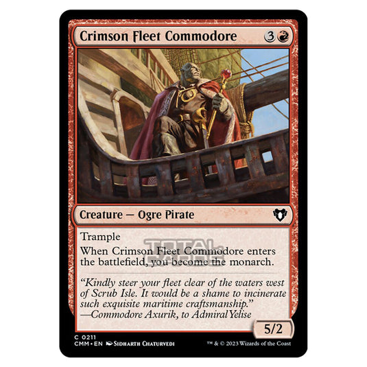 Magic The Gathering - Commander Masters - Crimson Fleet Commodore - 0211