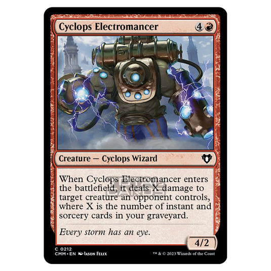 Magic The Gathering - Commander Masters - Cyclops Electromancer - 0212