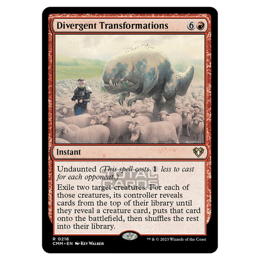 Magic The Gathering - Commander Masters - Divergent Transformations - 0216