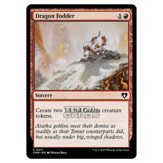 Magic The Gathering - Commander Masters - Dragon Fodder - 0217