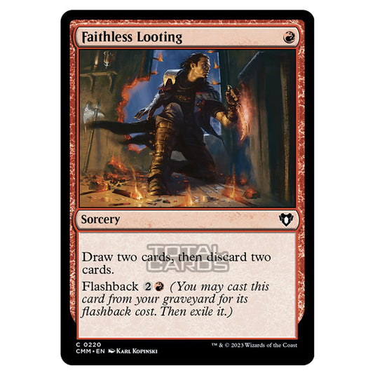 Magic The Gathering - Commander Masters - Faithless Looting - 0220