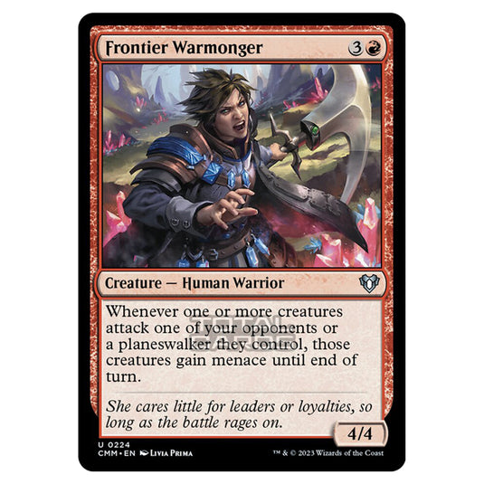 Magic The Gathering - Commander Masters - Frontier Warmonger - 0224