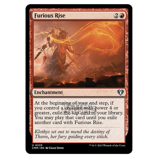 Magic The Gathering - Commander Masters - Furious Rise - 0225