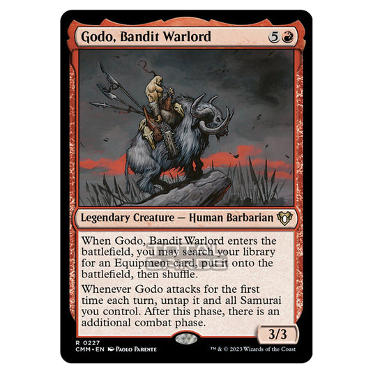 Magic The Gathering - Commander Masters - Godo, Bandit Warlord - 0227