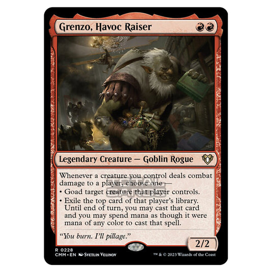 Magic The Gathering - Commander Masters - Grenzo, Havoc Raiser - 0228