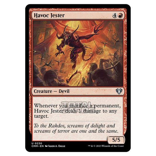 Magic The Gathering - Commander Masters - Havoc Jester - 0230