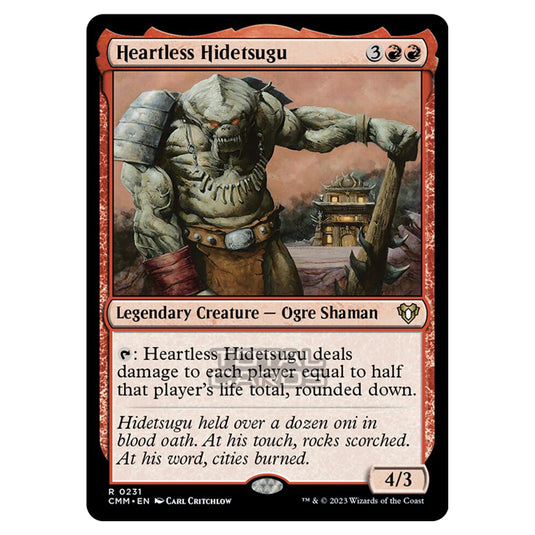 Magic The Gathering - Commander Masters - Heartless Hidetsugu - 0231