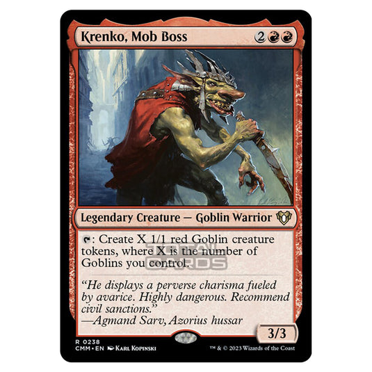 Magic The Gathering - Commander Masters - Krenko, Mob Boss - 0238