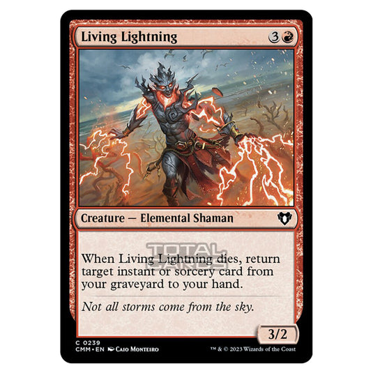 Magic The Gathering - Commander Masters - Living Lightning - 0239