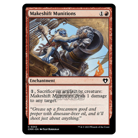 Magic The Gathering - Commander Masters - Makeshift Munitions - 0242