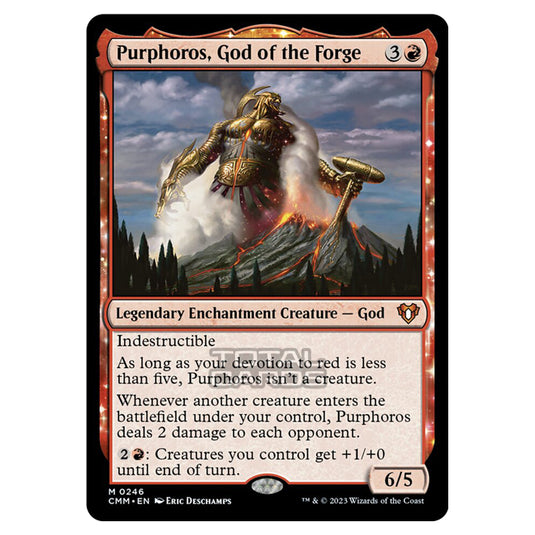 Magic The Gathering - Commander Masters - Purphoros, God of the Forge - 0246