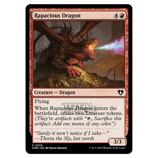 Magic The Gathering - Commander Masters - Rapacious Dragon - 0248