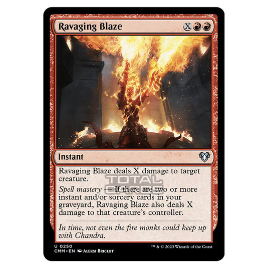 Magic The Gathering - Commander Masters - Ravaging Blaze - 0250