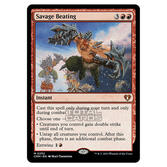 Magic The Gathering - Commander Masters - Savage Beating - 0252