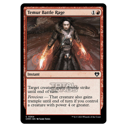 Magic The Gathering - Commander Masters - Temur Battle Rage - 0264