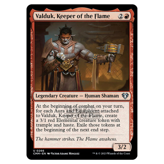 Magic The Gathering - Commander Masters - Valduk, Keeper of the Flame - 0266