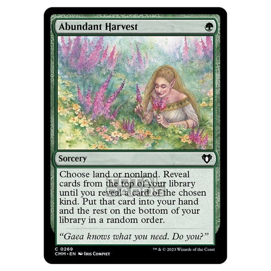 Magic The Gathering - Commander Masters - Abundant Harvest - 0269