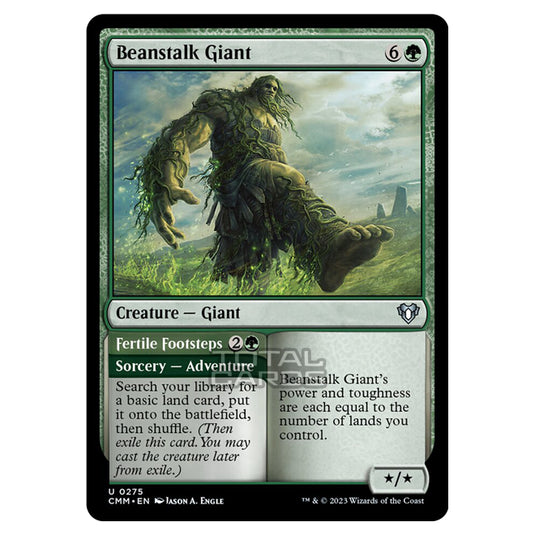 Magic The Gathering - Commander Masters - Beanstalk Giant // Fertile Footsteps - 0275