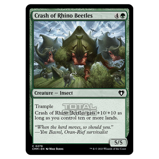 Magic The Gathering - Commander Masters - Crash of Rhino Beetles - 0279