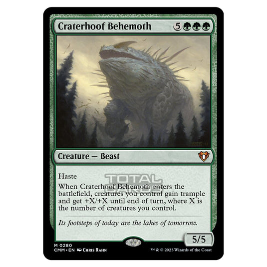 Magic The Gathering - Commander Masters - Craterhoof Behemoth - 0280