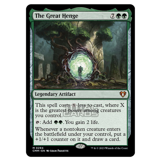 Magic The Gathering - Commander Masters - The Great Henge - 0294