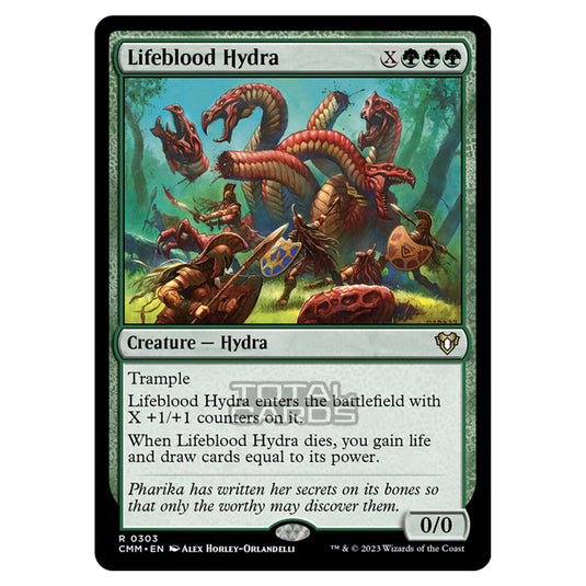 Magic The Gathering - Commander Masters - Lifeblood Hydra - 0303 Magic The Gathering - Commander Masters - Lifeblood Hydra - 0303