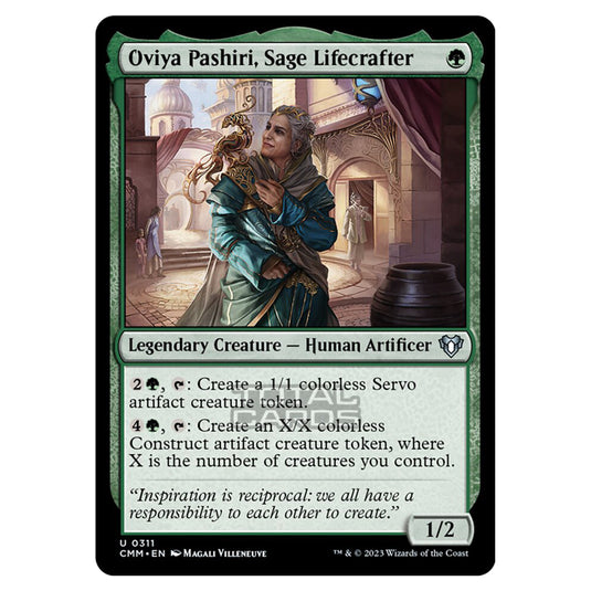 Magic The Gathering - Commander Masters - Oviya Pashiri, Sage Lifecrafter - 0311