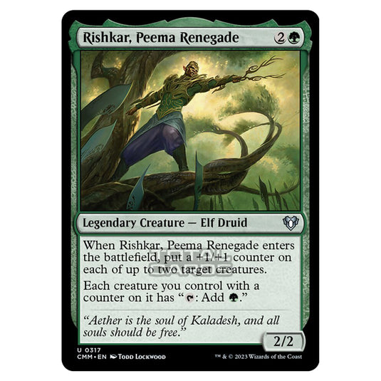 Magic The Gathering - Commander Masters - Rishkar, Peema Renegade - 0317