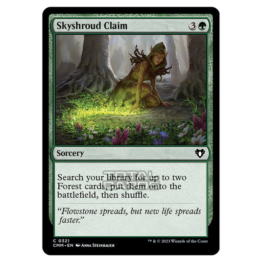 Magic The Gathering - Commander Masters - Skyshroud Claim - 0321