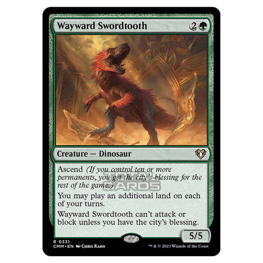 Magic The Gathering - Commander Masters - Wayward Swordtooth - 0331