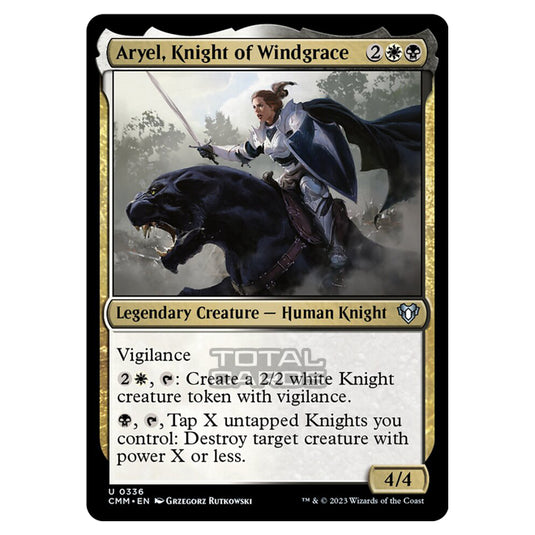 Magic The Gathering - Commander Masters - Aryel, Knight of Windgrace - 0336