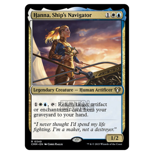 Magic The Gathering - Commander Masters - Hanna, Ship's Navigator - 0340