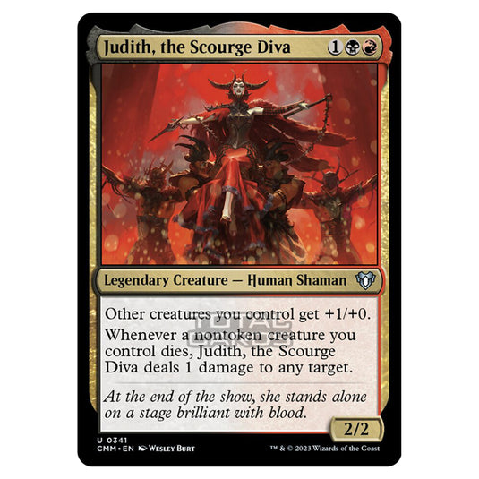 Magic The Gathering - Commander Masters - Judith, the Scourge Diva - 0341