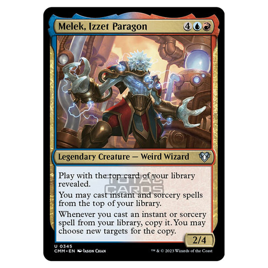 Magic The Gathering - Commander Masters - Melek, Izzet Paragon - 0345