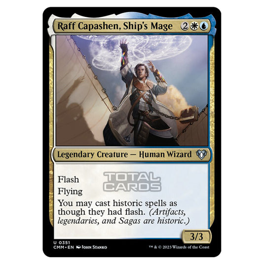 Magic The Gathering - Commander Masters - Raff Capashen, Ship's Mage - 0351