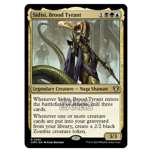 Magic The Gathering - Commander Masters - Sidisi, Brood Tyrant - 0355