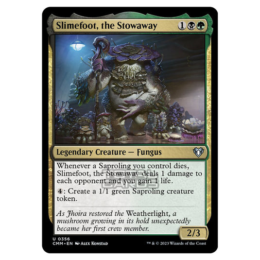 Magic The Gathering - Commander Masters - Slimefoot, the Stowaway - 0356