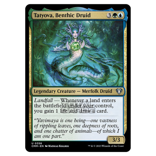 Magic The Gathering - Commander Masters - Tatyova, Benthic Druid - 0358