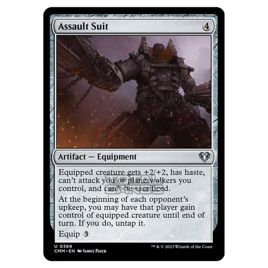 Magic The Gathering - Commander Masters - Assault Suit - 0369