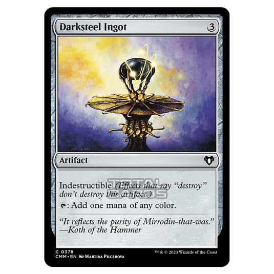 Magic The Gathering - Commander Masters - Darksteel Ingot - 0378