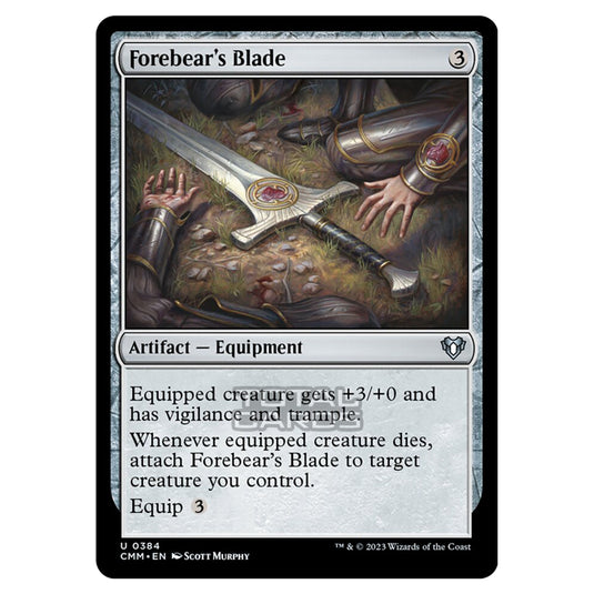 Magic The Gathering - Commander Masters - Forebear's Blade - 0384