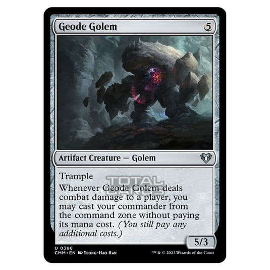 Magic The Gathering - Commander Masters - Geode Golem - 0386