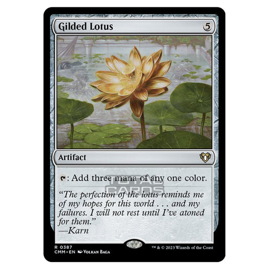 Magic The Gathering - Commander Masters - Gilded Lotus - 0387