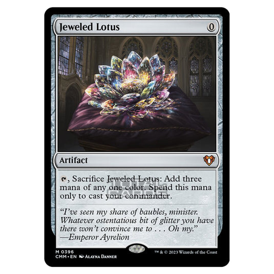 Magic The Gathering - Commander Masters - Jeweled Lotus - 0396